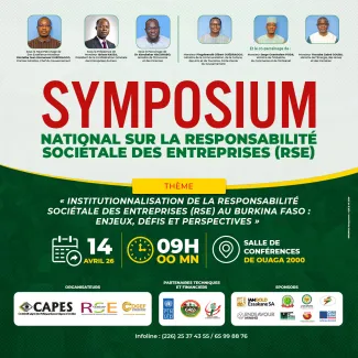 Visuel Symposium national sur l'institutionnalisation de la RSE